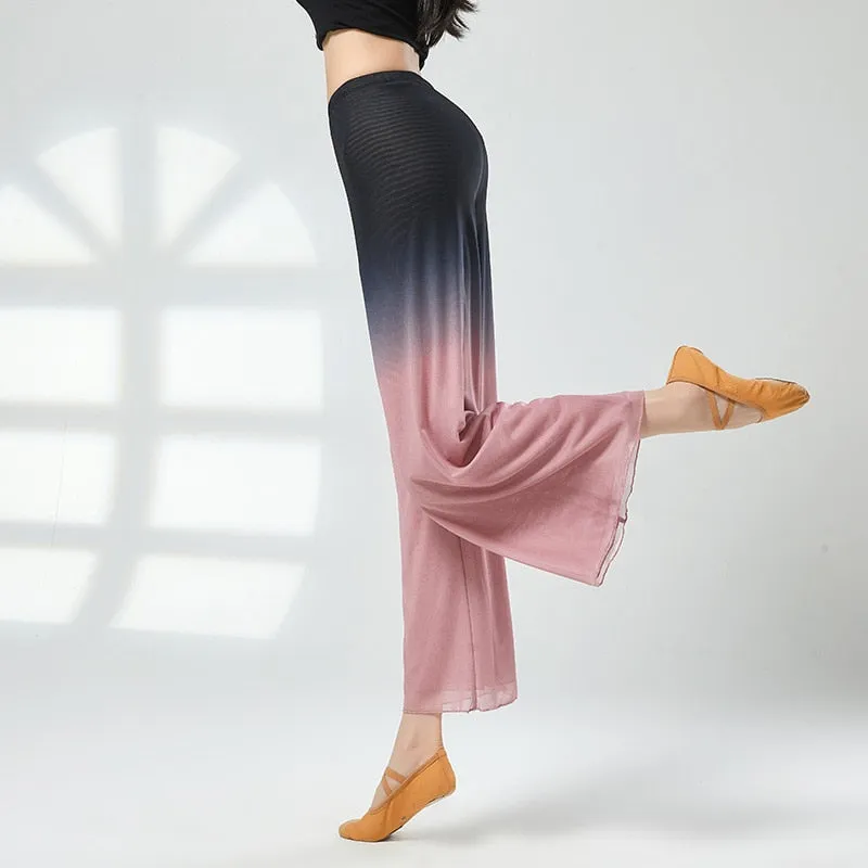 Ombre Sports Bra and Leggings Set