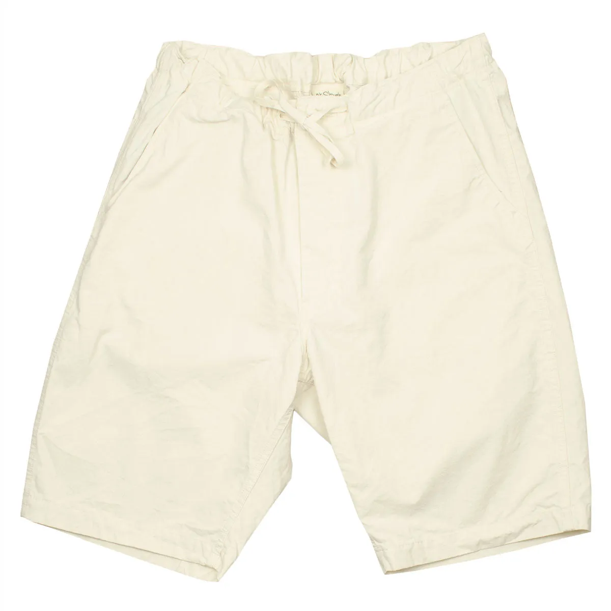 orSlow New Yorker Ecru Ripstop Shorts