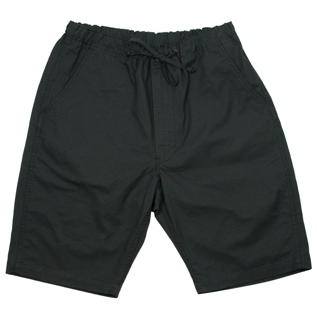 orSlow New Yorker Sumi Black Ripstop Shorts