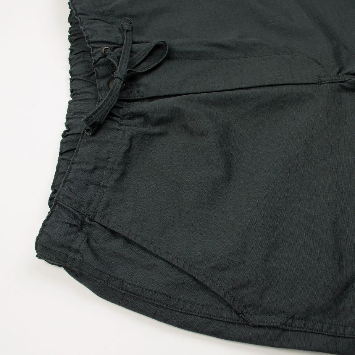 orSlow New Yorker Sumi Black Ripstop Shorts