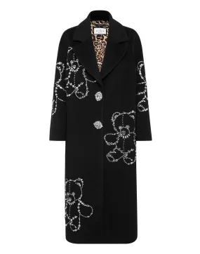 Oversized Teddy Bear Wool Coat by Castoni