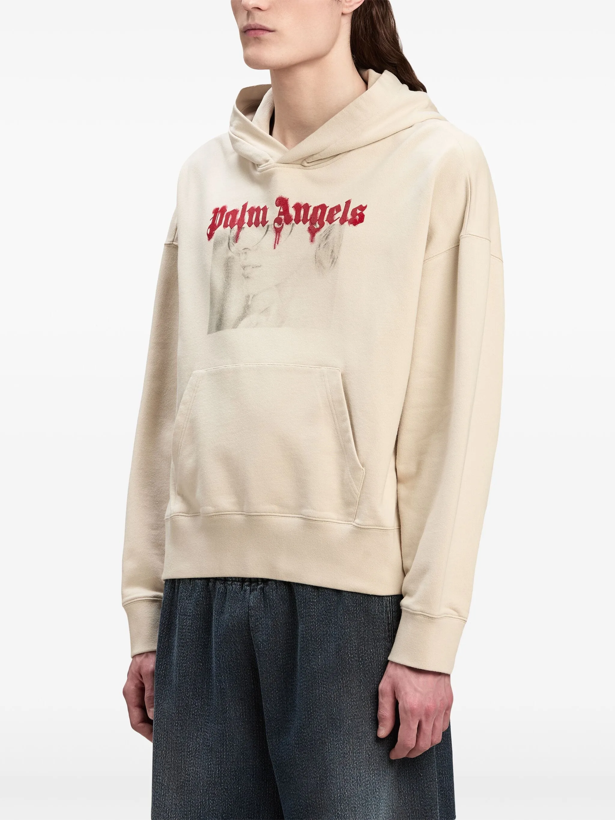 PALM ANGELS - Men's Pencil Portrait Hoodie