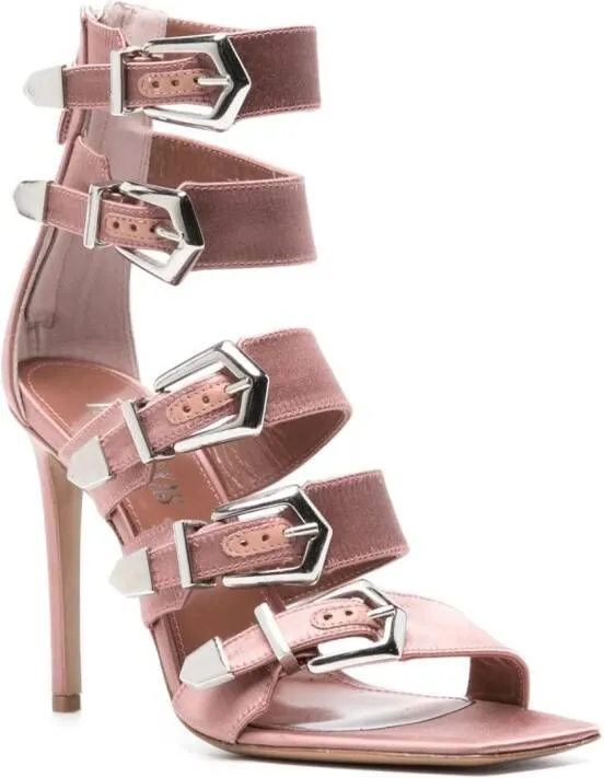 Paris Texas Pink Buckled Sandals