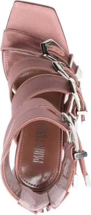 Paris Texas Pink Buckled Sandals