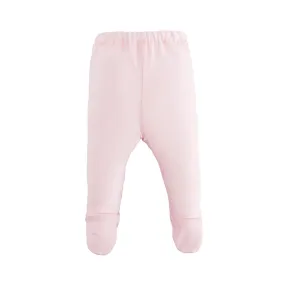 Pink Organic Baby Footed Pant