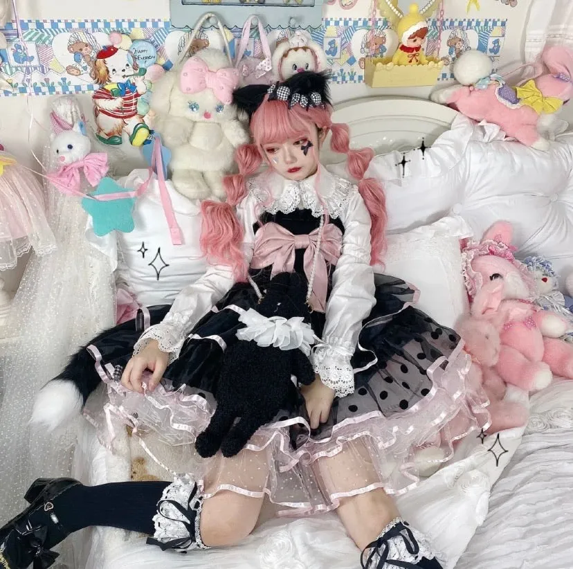 Pre-order Kitty Lolita Sweet Dress(top/skirt) Be your