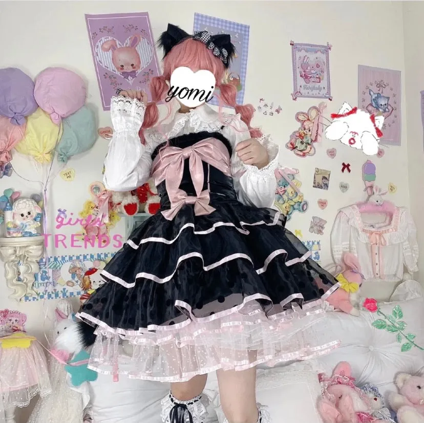 Pre-order Kitty Lolita Sweet Dress(top/skirt) Be your