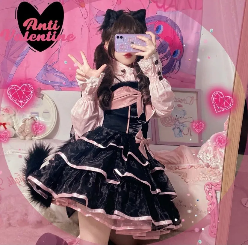 Pre-order Kitty Lolita Sweet Dress(top/skirt) Be your