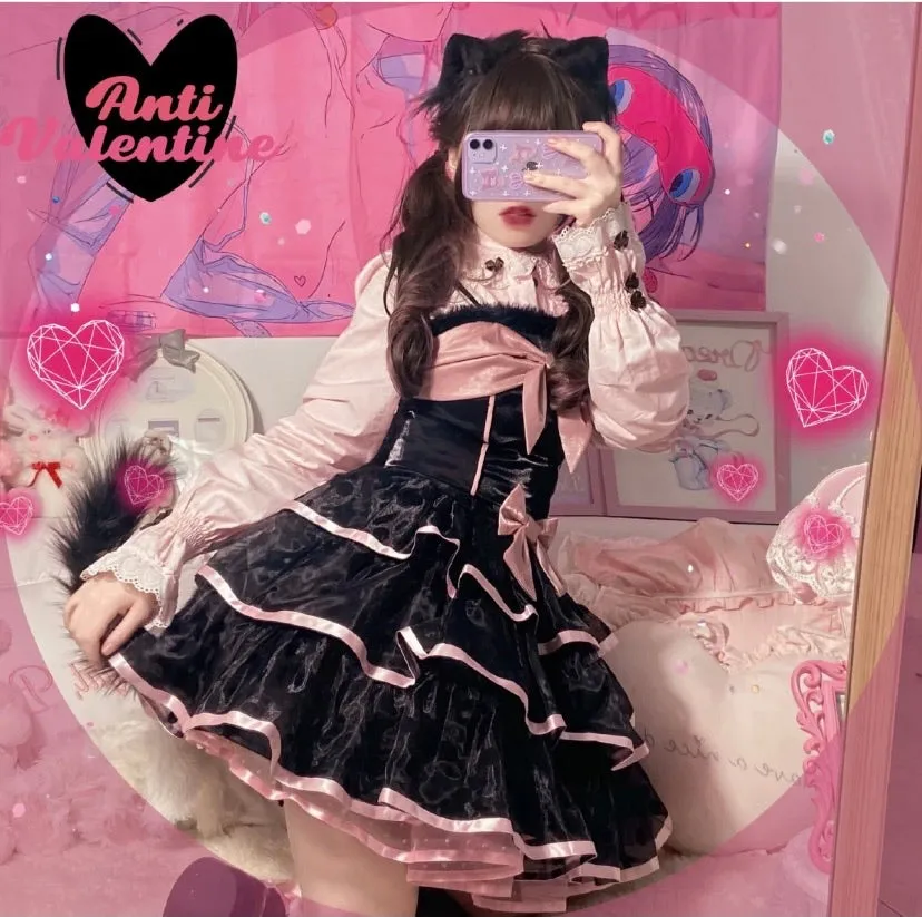 Pre-order Kitty Lolita Sweet Dress(top/skirt) Be your