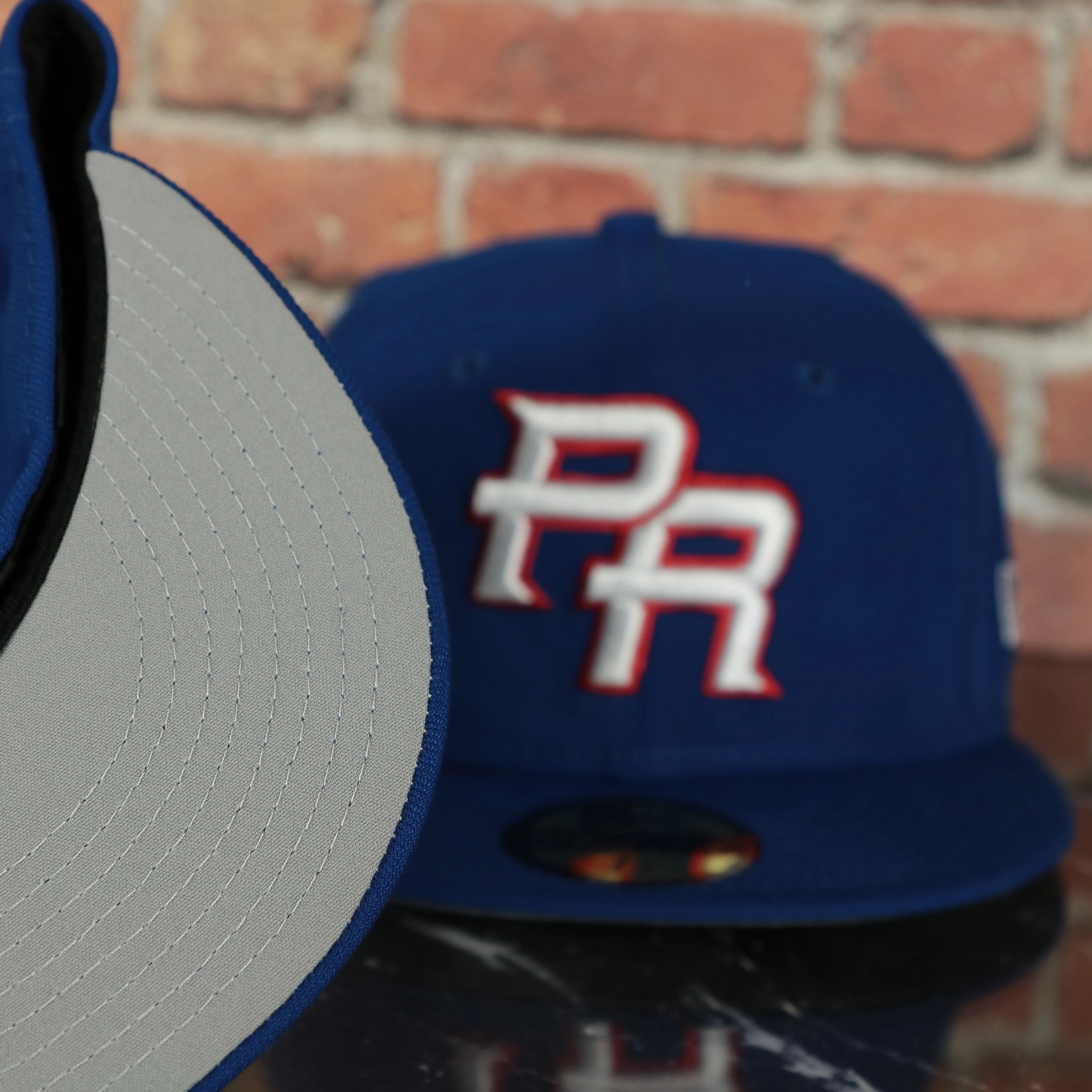 Puerto Rico 2023 WBC Grey Bottom Blue 59Fifty Cap