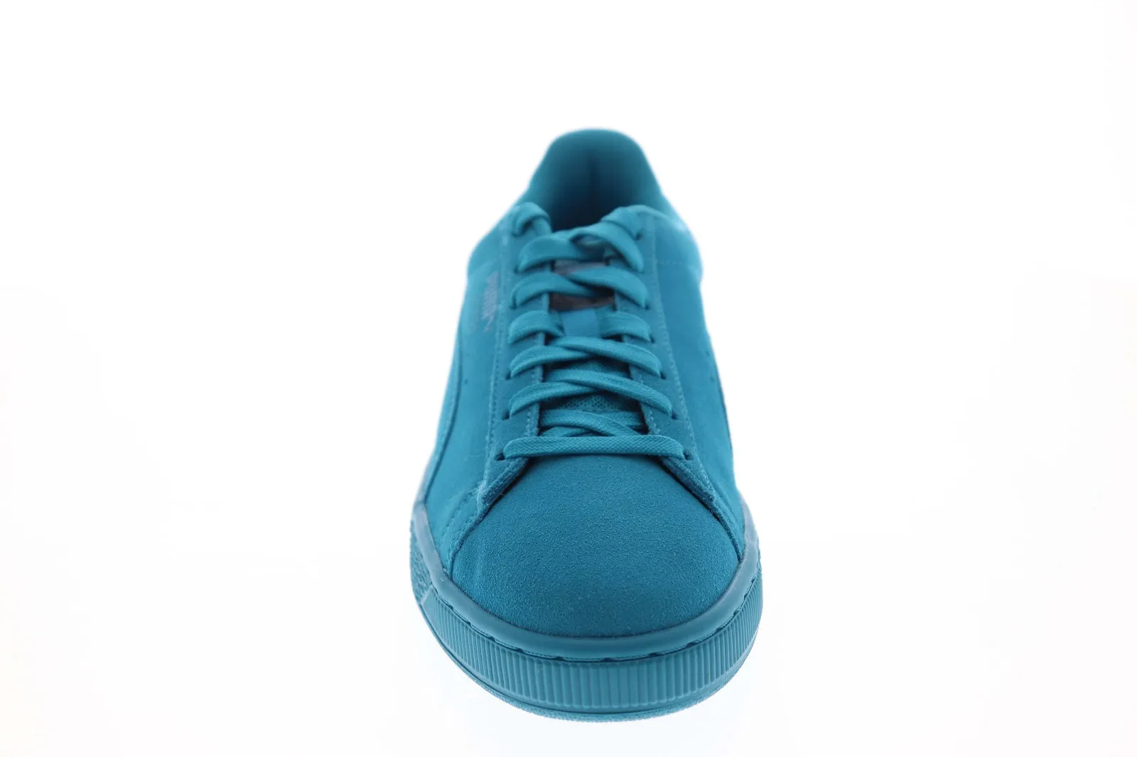 Puma Blue Suede Classic Mono Low Top Lifestyle Sneakers Shoes