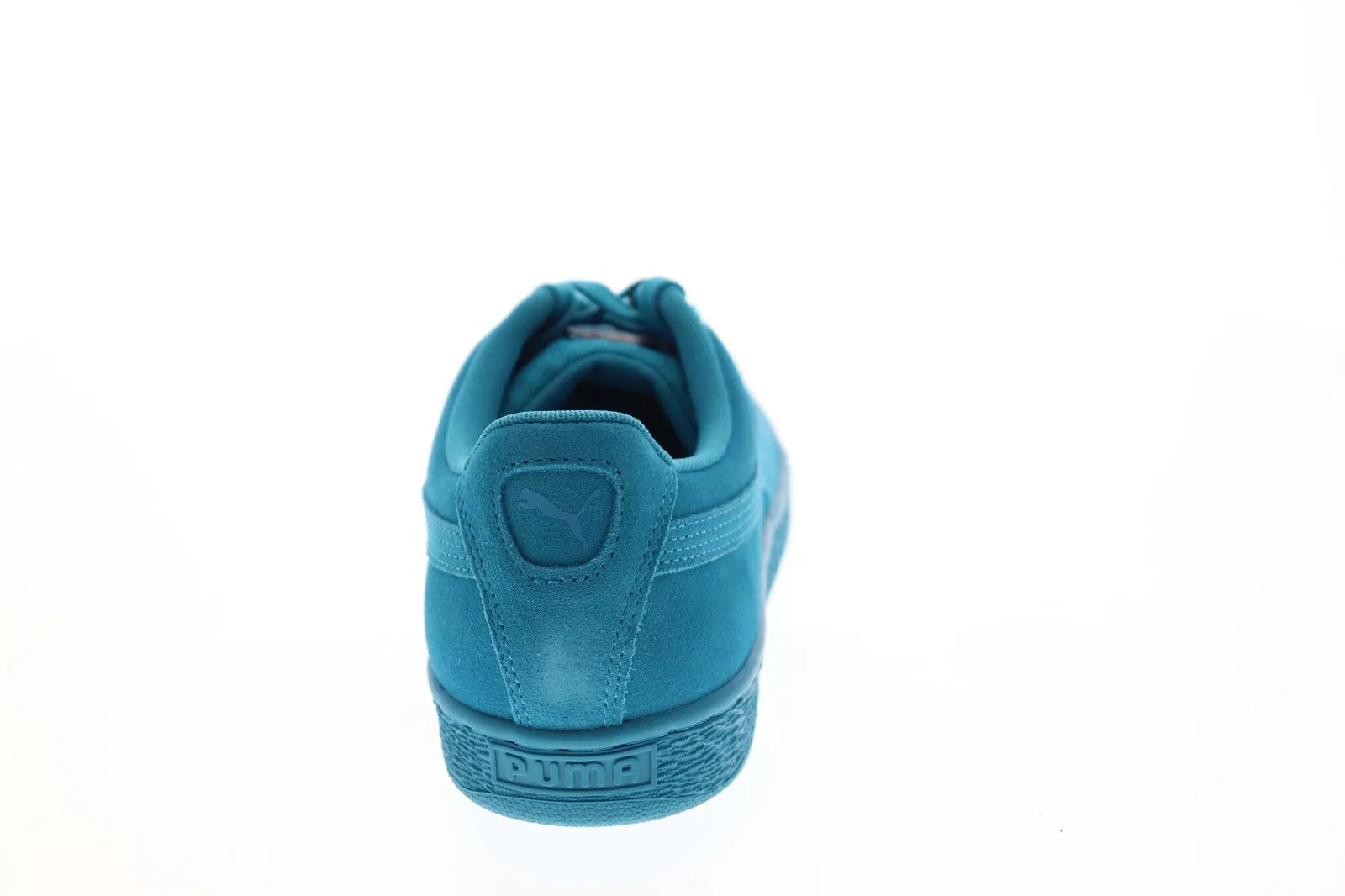 Puma Blue Suede Classic Mono Low Top Lifestyle Sneakers Shoes