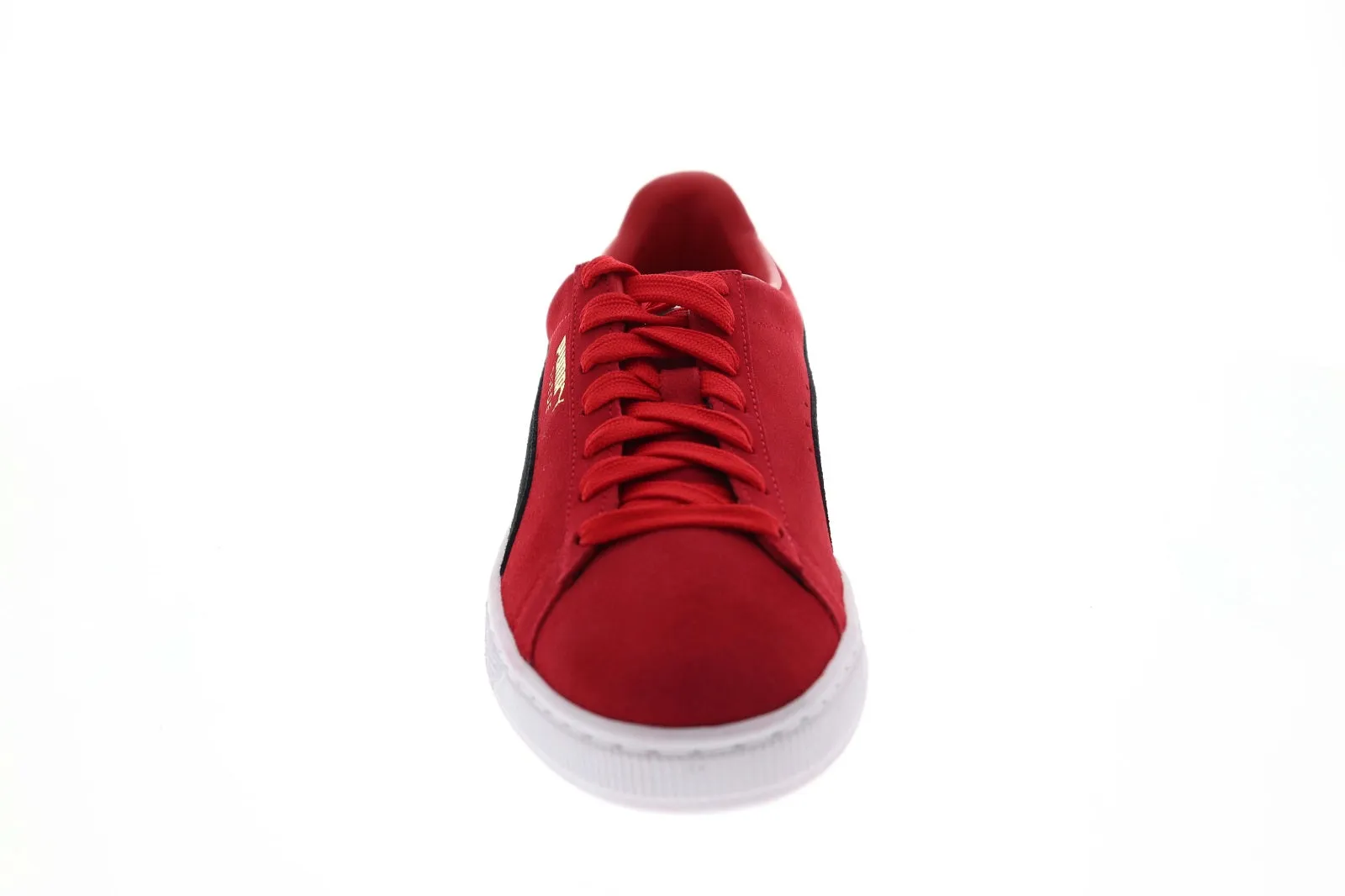 Puma Red Suede Classic + Low Top Lace Up Lifestyle Sneakers Shoes