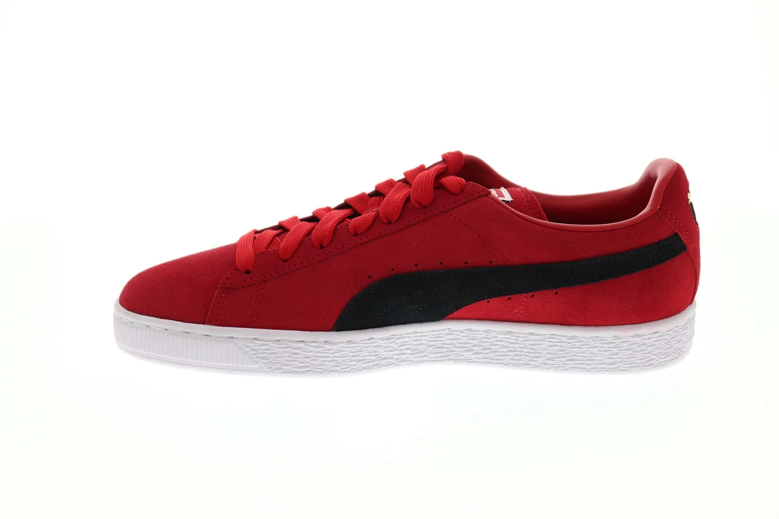 Puma Red Suede Classic + Low Top Lace Up Lifestyle Sneakers Shoes