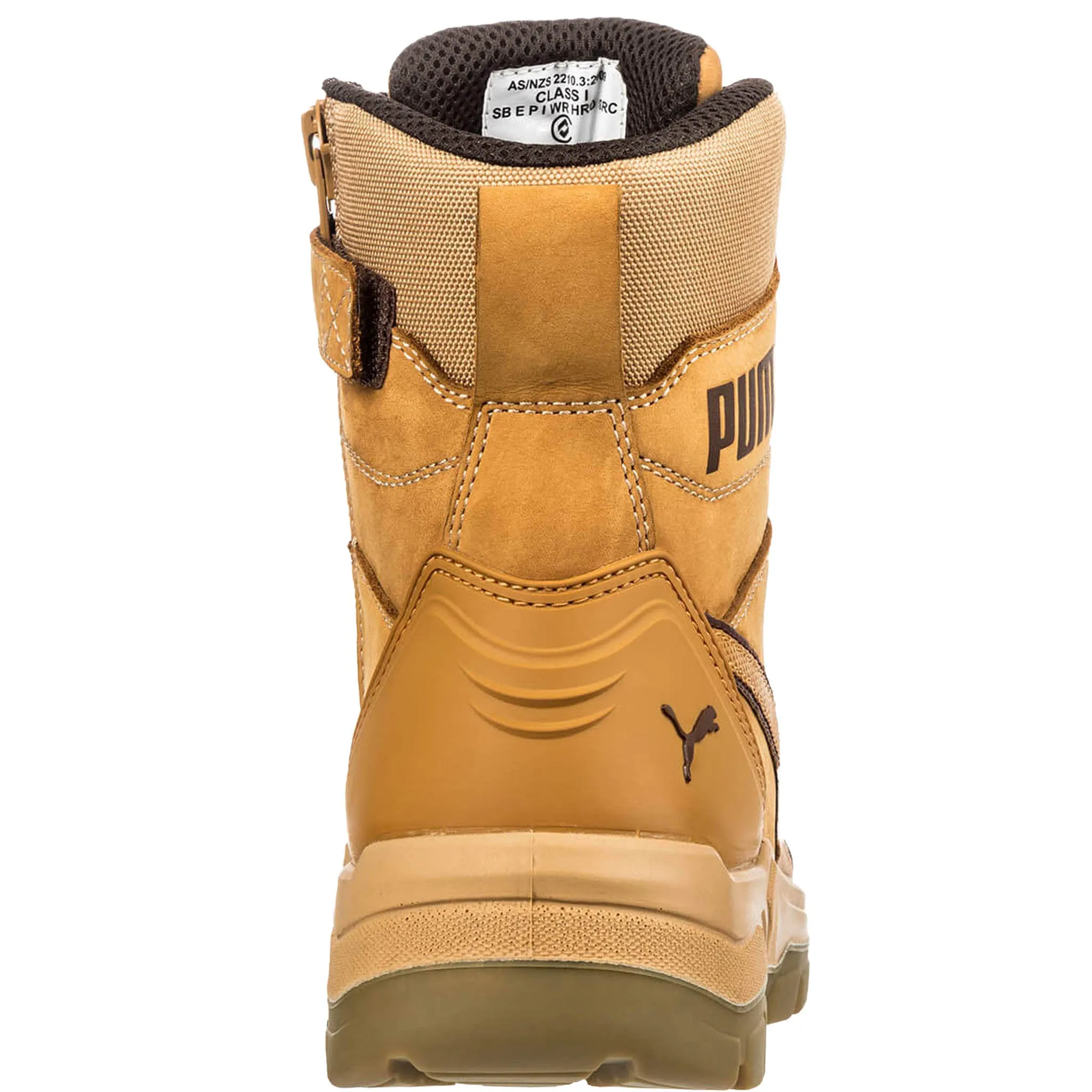 Puma Work Boots for Women - EH WP Wheat Conquest 7 Zip 630565