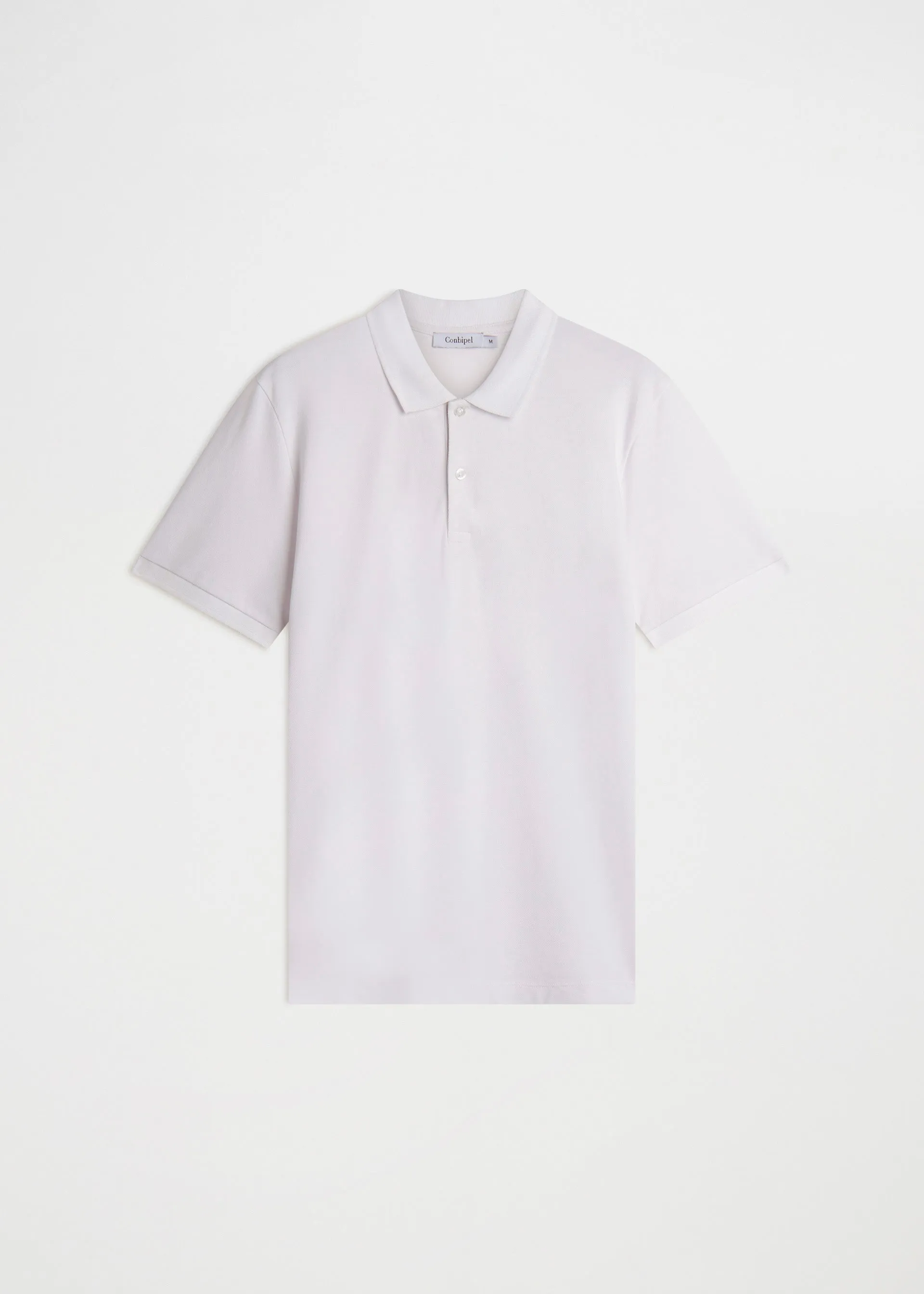 Pure cotton pique polo