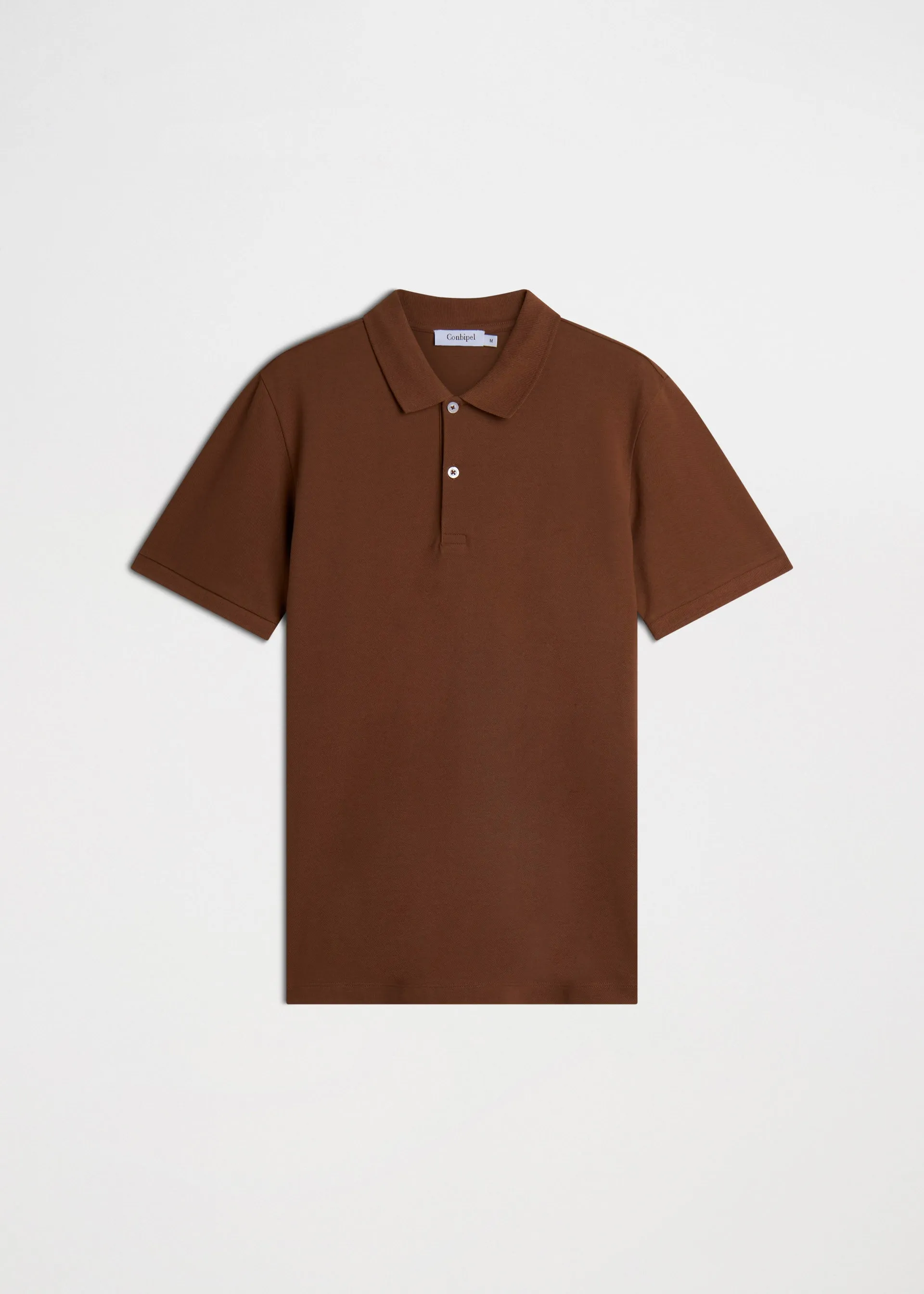 Pure cotton pique polo