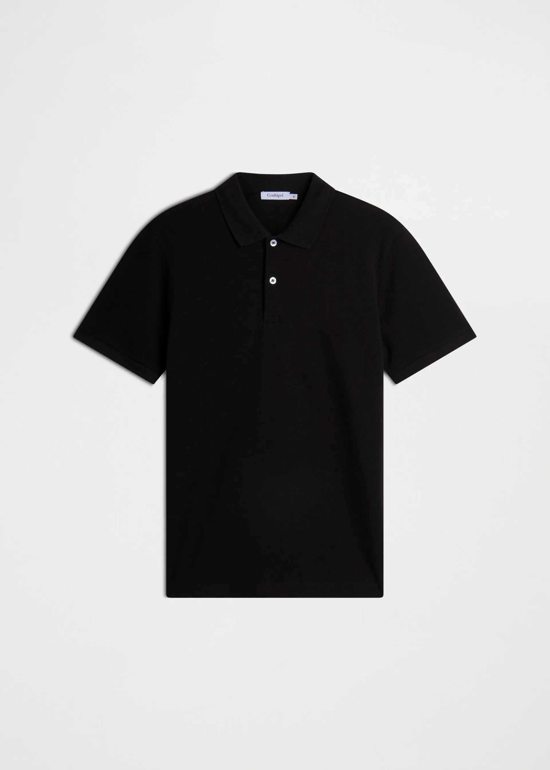 Pure cotton pique polo