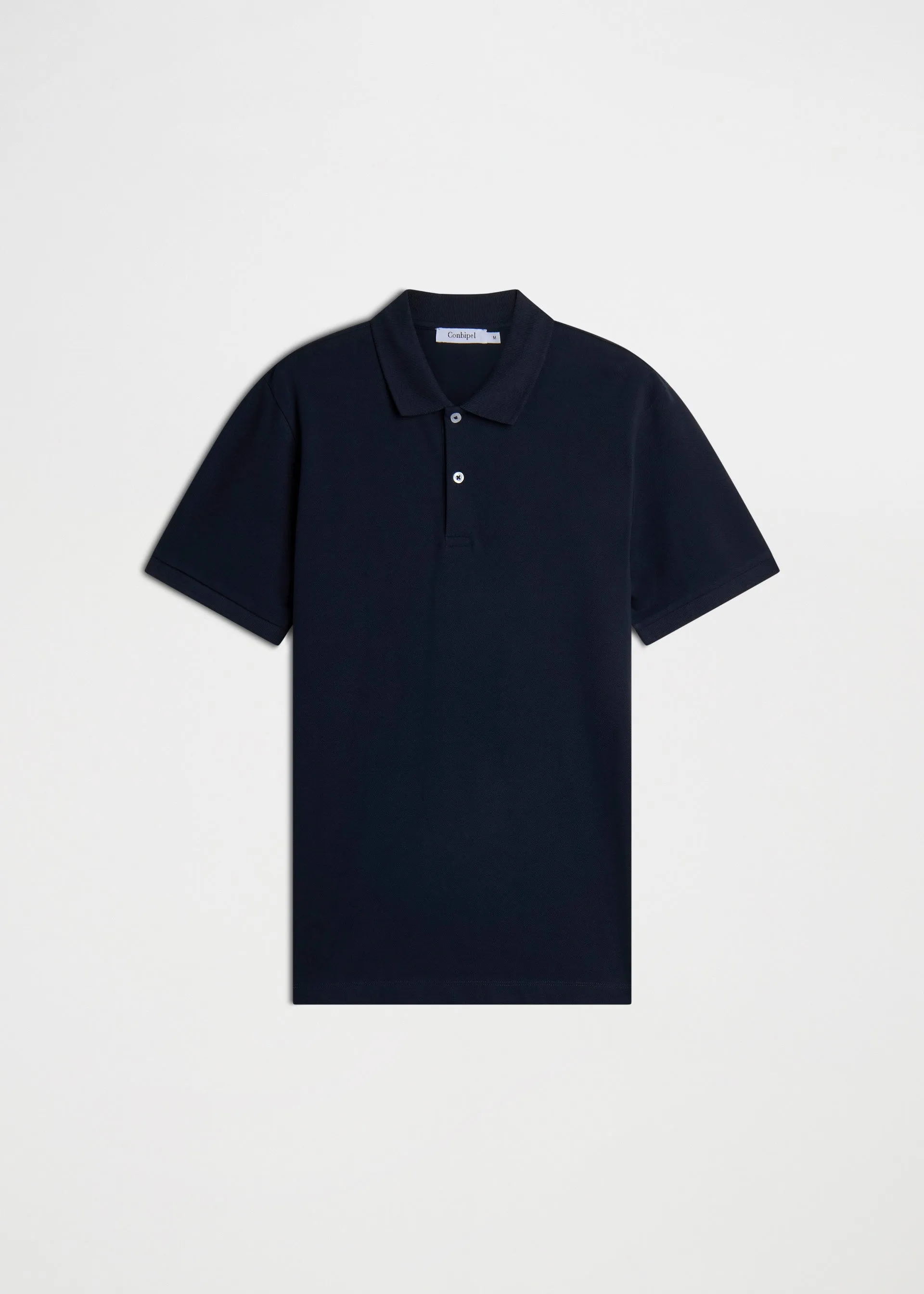 Pure cotton pique polo