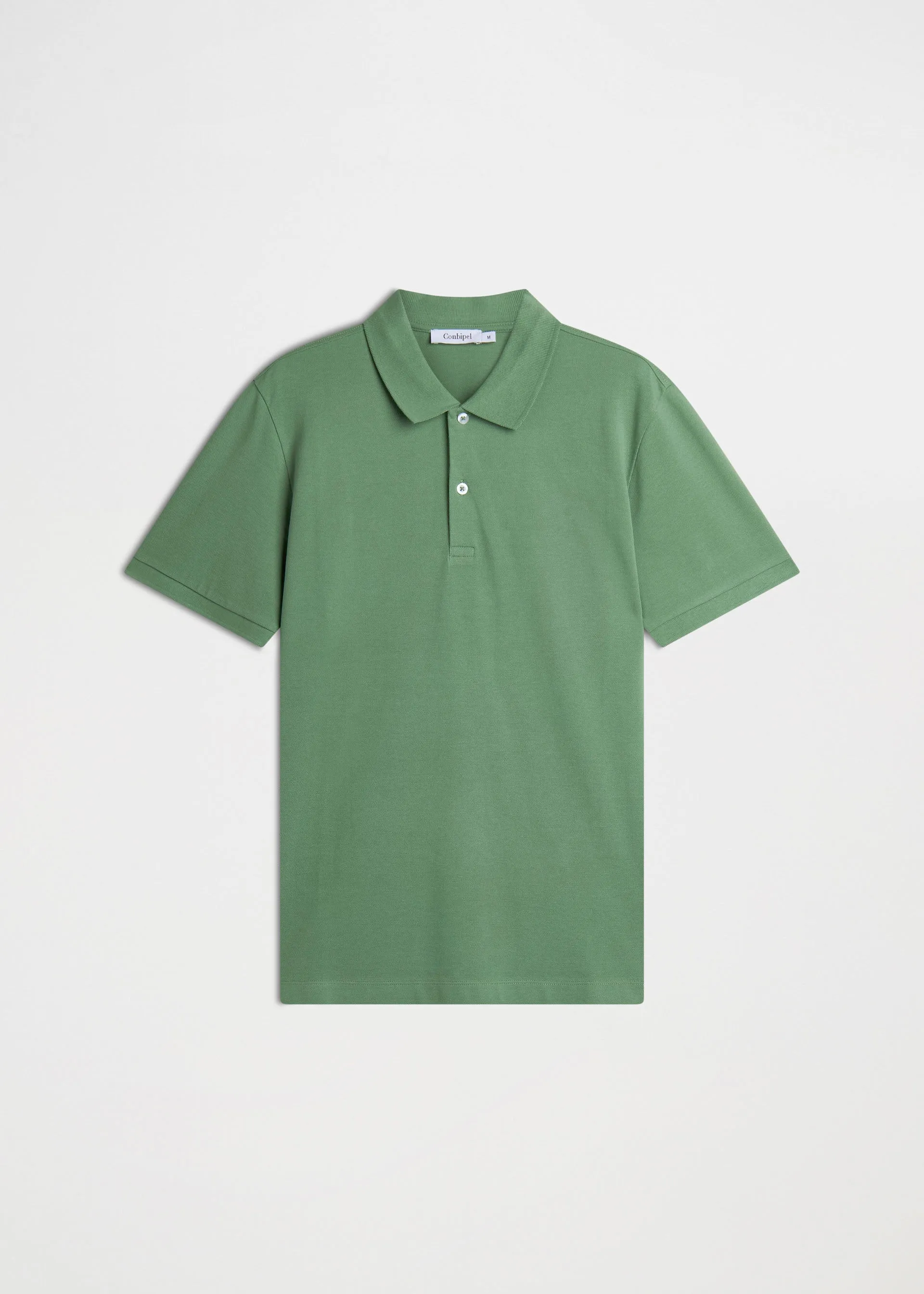 Pure cotton pique polo