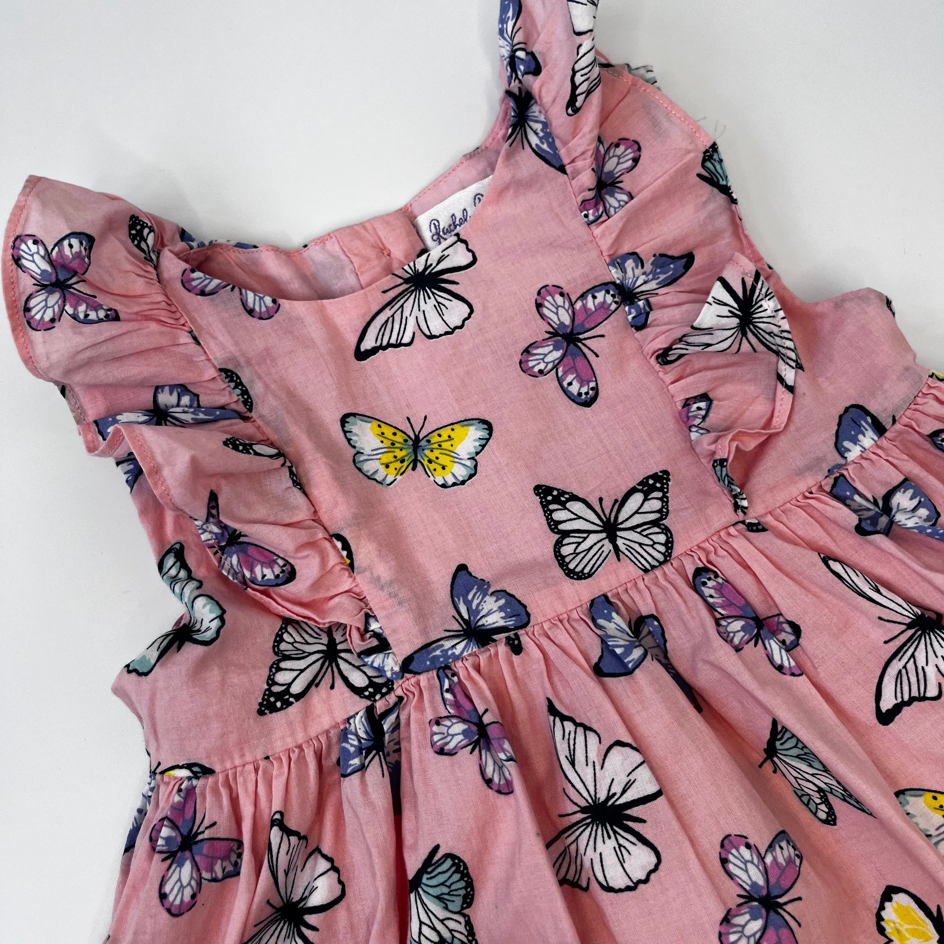 Rachel Riley Butterfly Dress Set: 18 Months