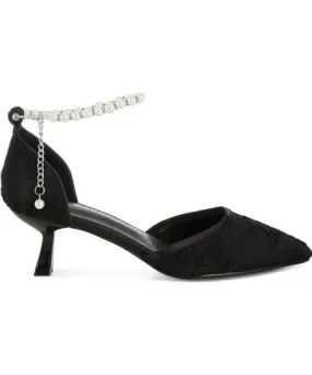 Rag & Co Women's Laika Lace Kitten Heel Sandals In Black