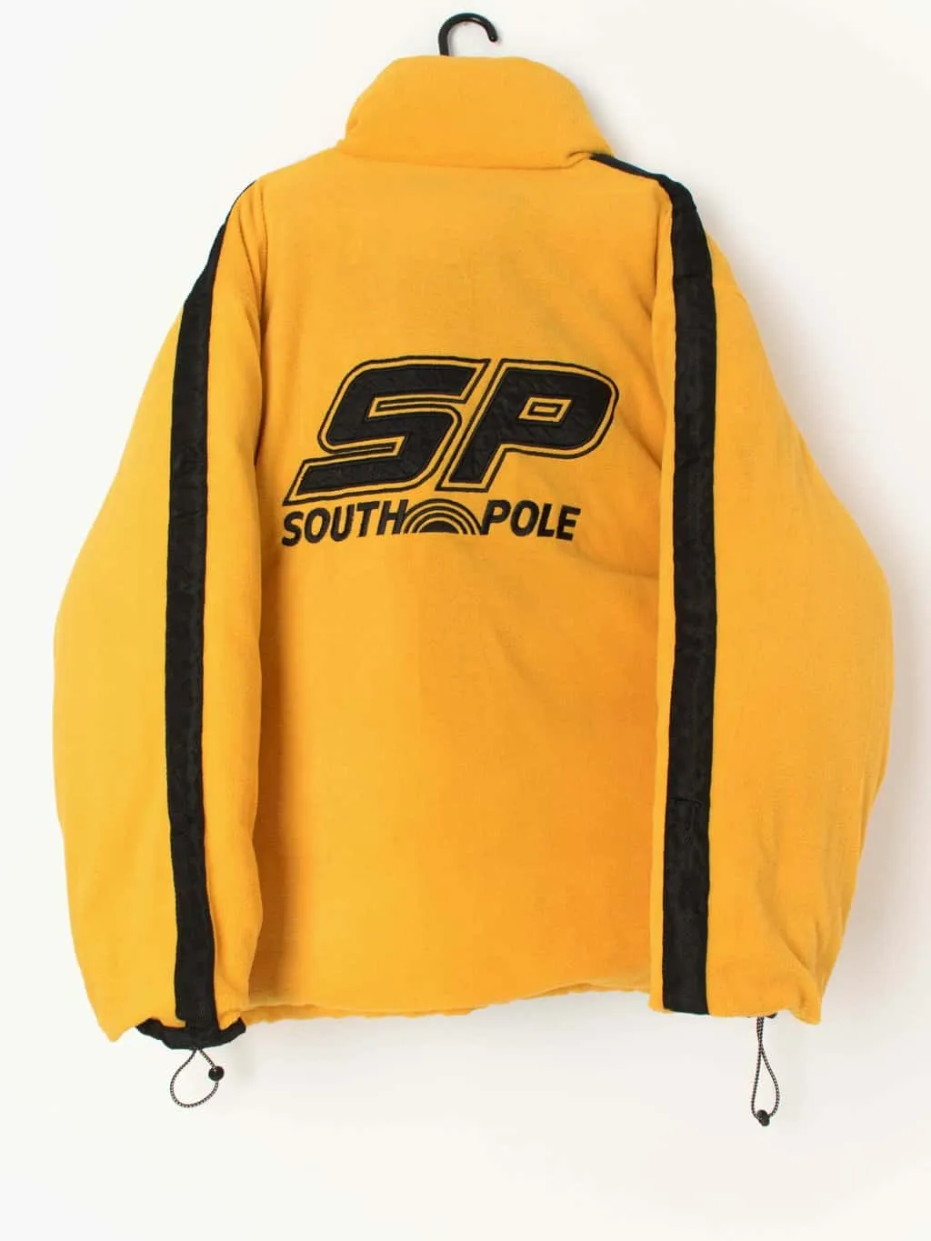 Rare vintage South Pole reversible puffer jacket in green and yellow – Extra-Large