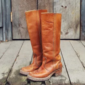 Retro Honey College Boots