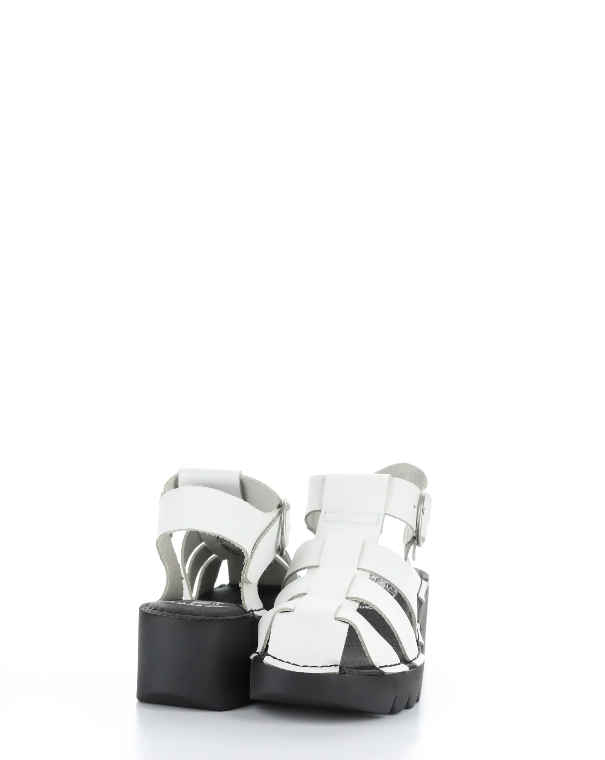 Round Toe Sandals in OFF WHITE Color by EMME511FLY