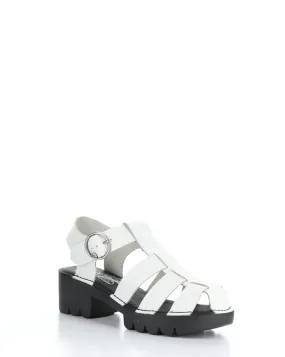 Round Toe Sandals in OFF WHITE Color by EMME511FLY