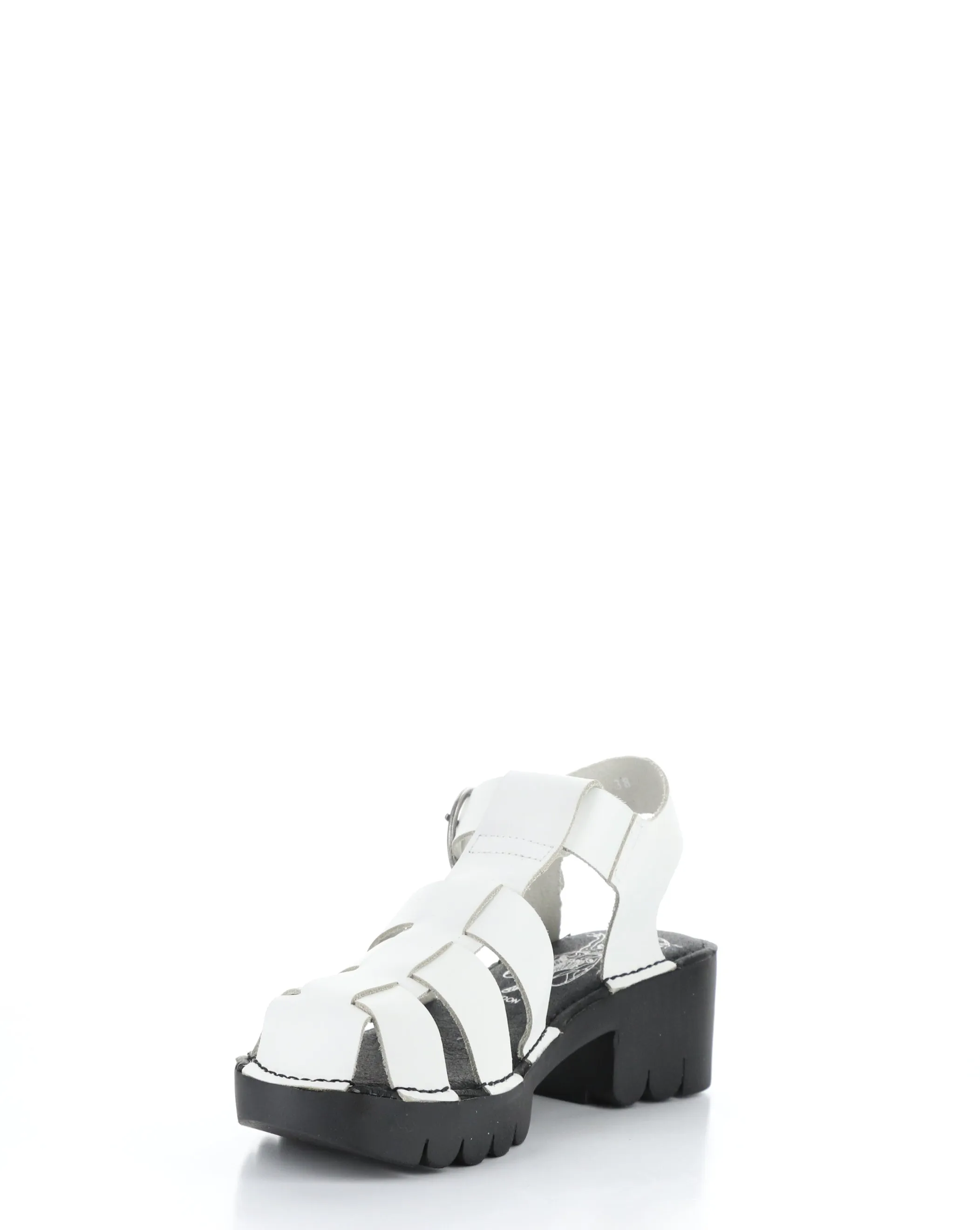 Round Toe Sandals in OFF WHITE Color by EMME511FLY