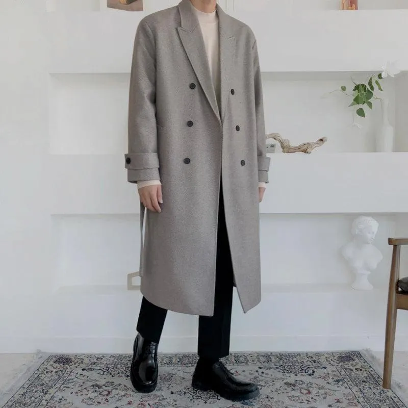 Woolen Coat JK with Belt, RT No. 3403