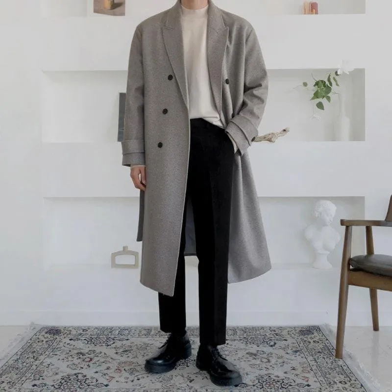 Woolen Coat JK with Belt, RT No. 3403