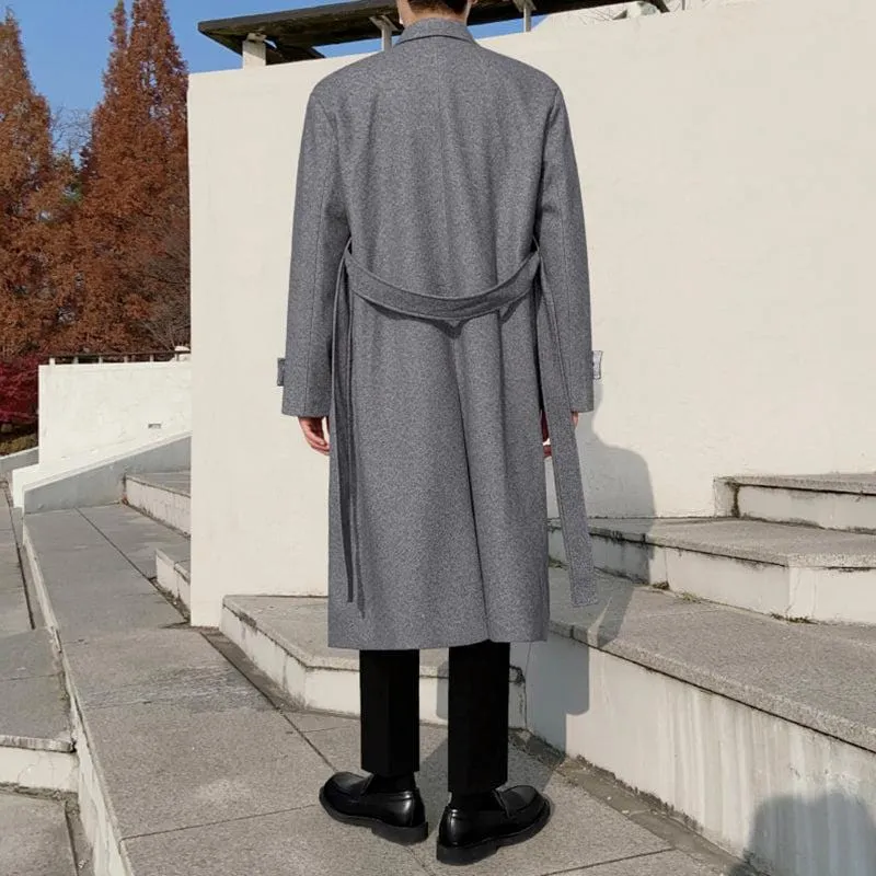 Woolen Coat JK with Belt, RT No. 3403