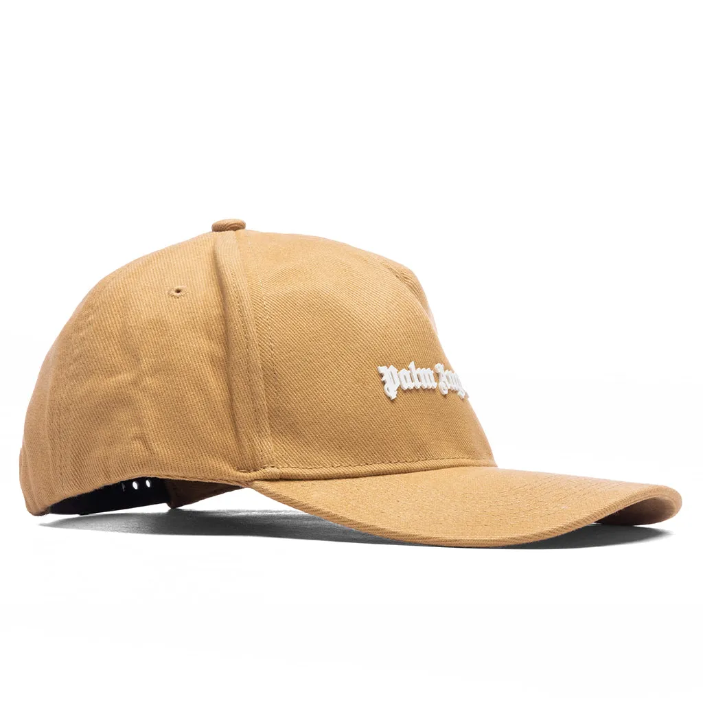 Sand and White Classic Logo Cap