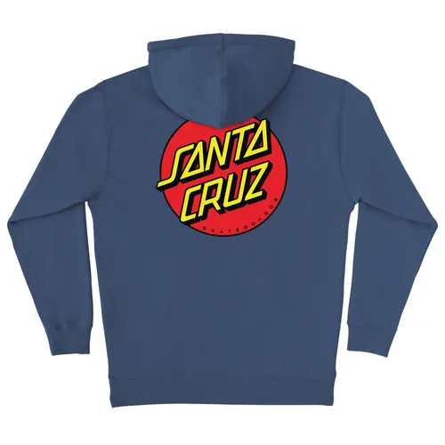 Santa Cruz Skateboards Classic Dot Hoodie Storm Blue