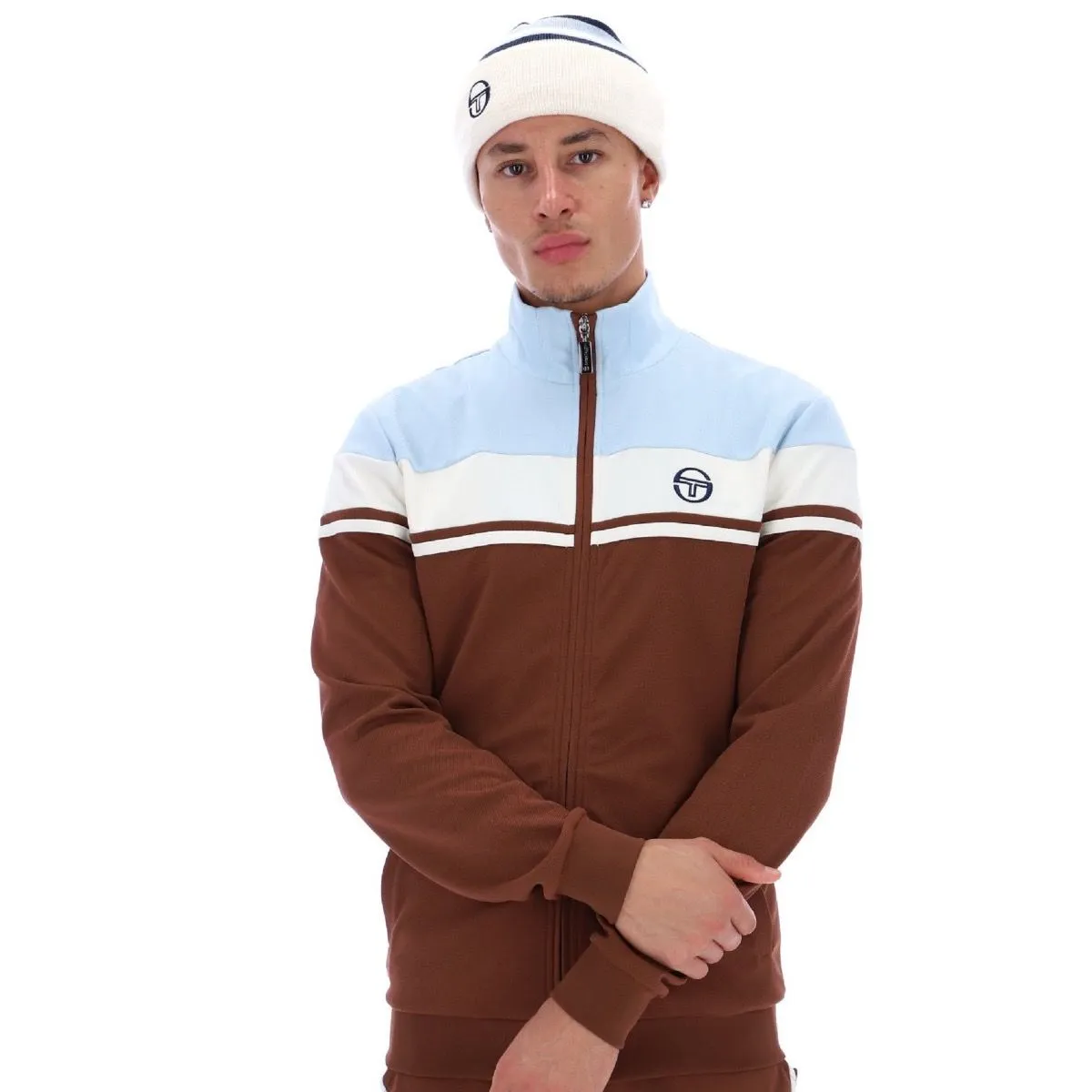 Sergio Tacchini Damarindo Men's Track Jacket Cappuccino Shade