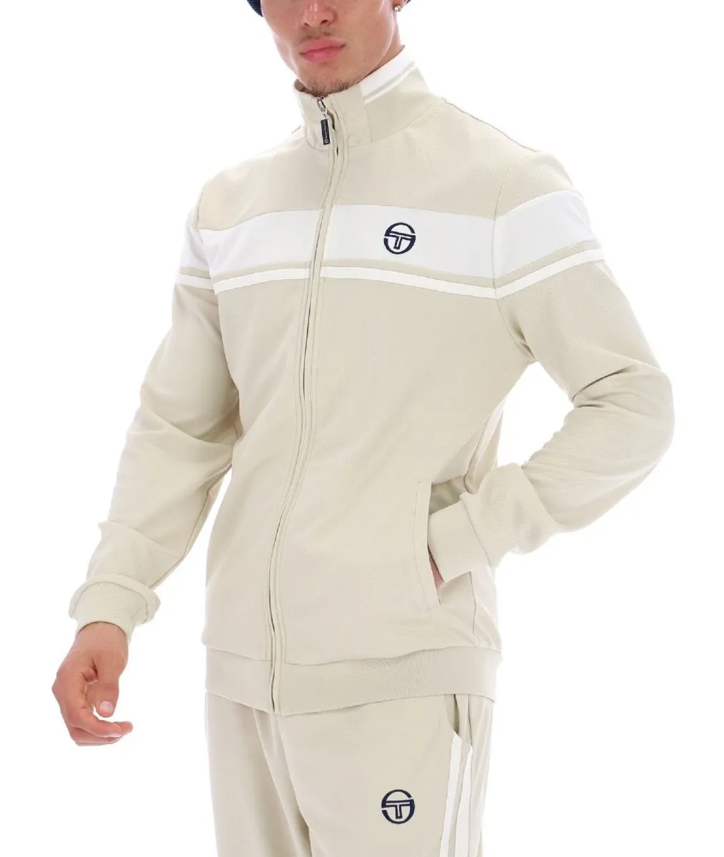 Sergio Tacchini Damarindo Men's Track Jacket Pelican Gardenia Mix