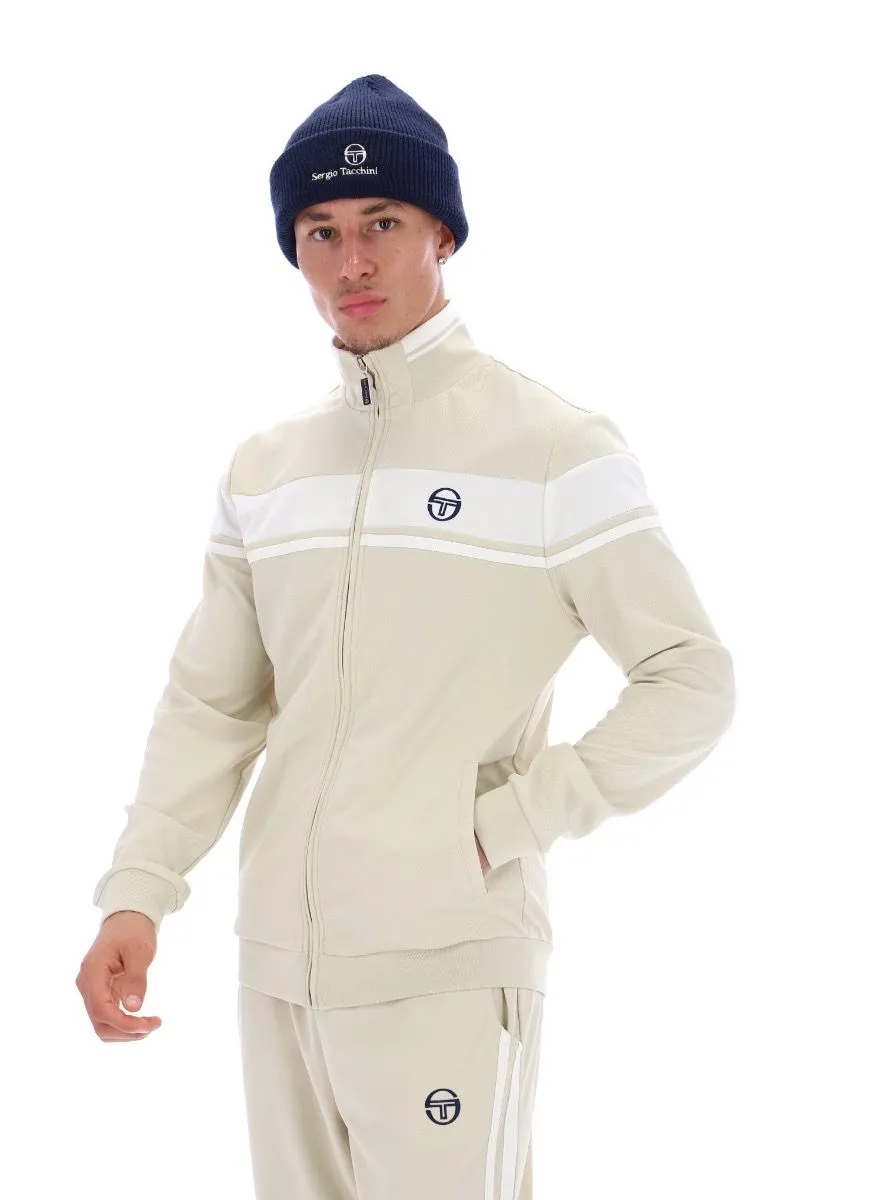 Sergio Tacchini Damarindo Men's Track Jacket Pelican Gardenia Mix