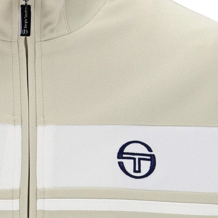 Sergio Tacchini Damarindo Men's Track Jacket Pelican Gardenia Mix