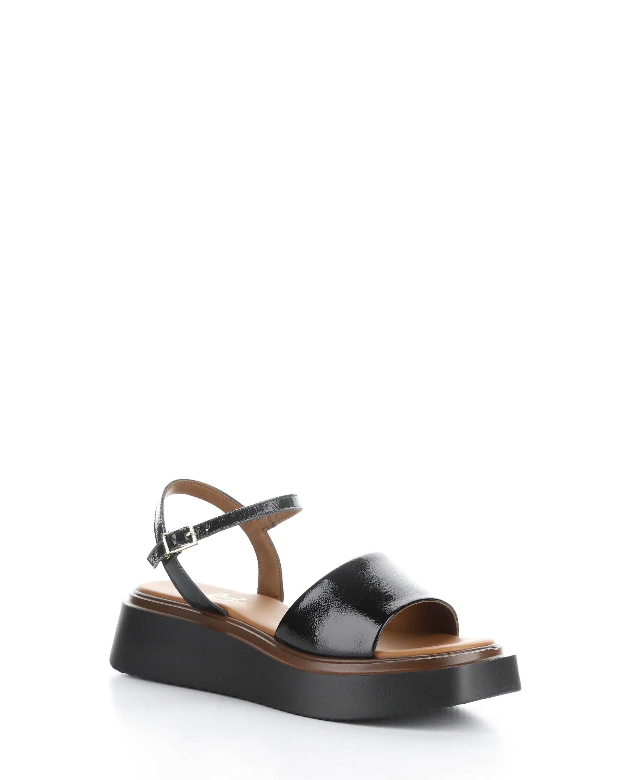 SHASTA BLACK Buckle Sandals - Women's Trendy Summer Shoes