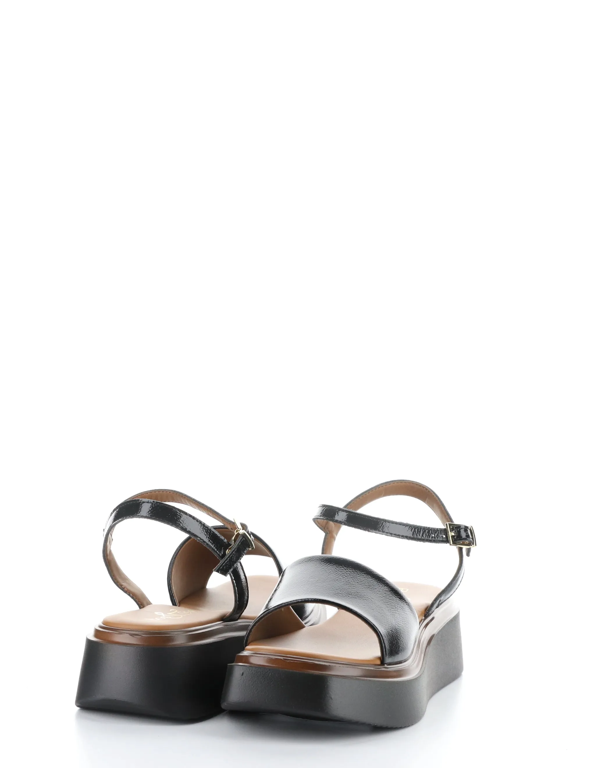 SHASTA BLACK Buckle Sandals - Women's Trendy Summer Shoes