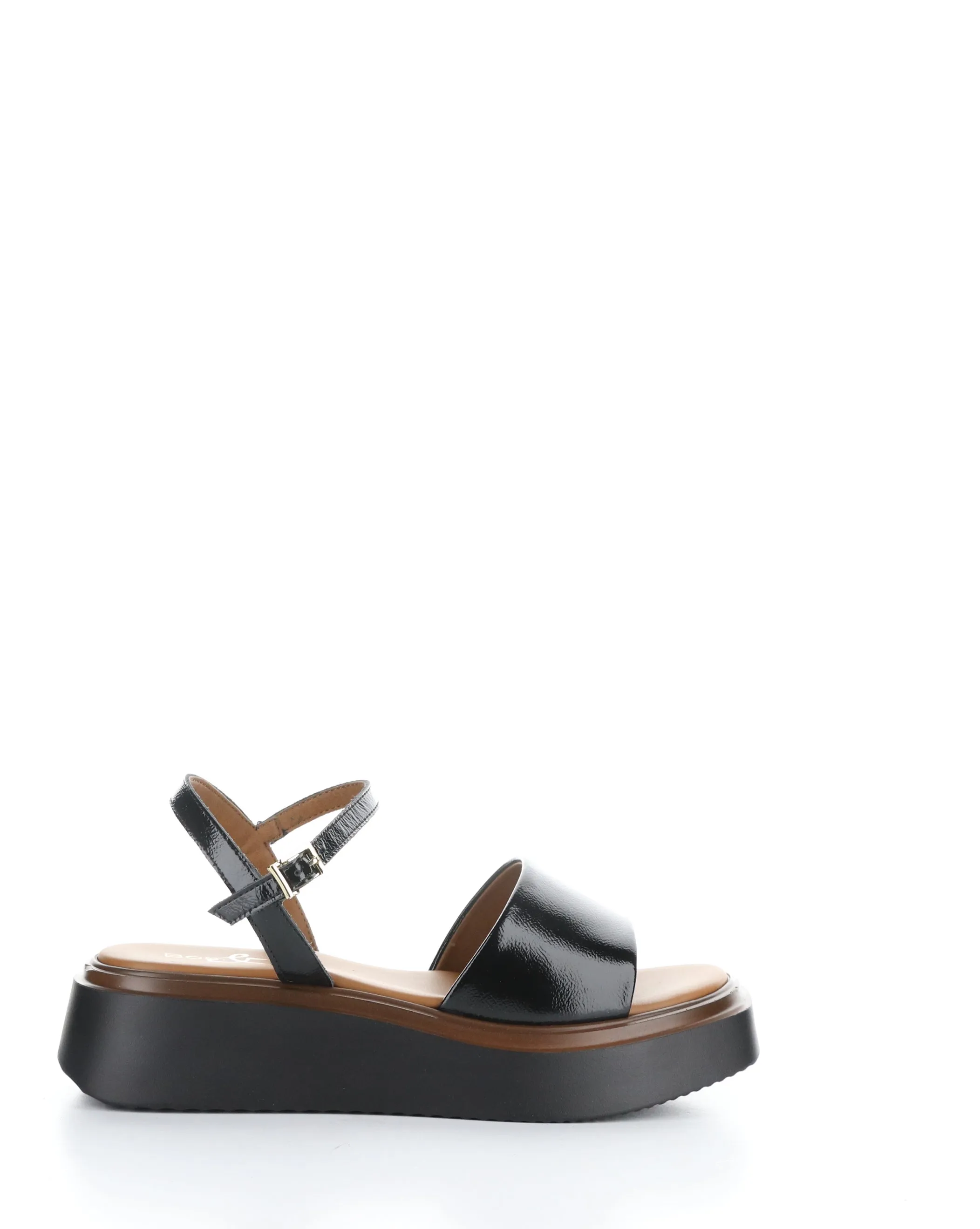 SHASTA BLACK Buckle Sandals - Women's Trendy Summer Shoes