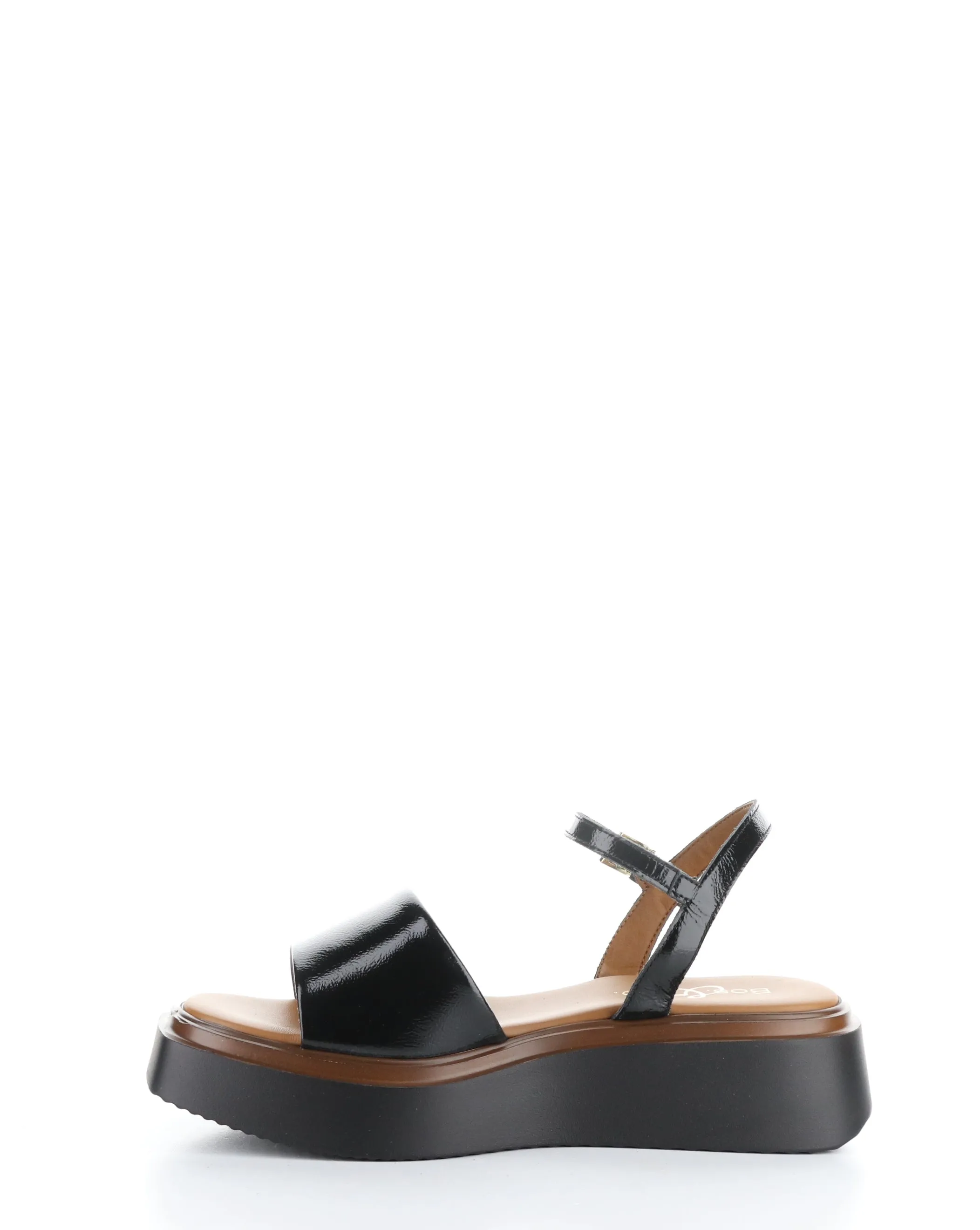 SHASTA BLACK Buckle Sandals - Women's Trendy Summer Shoes