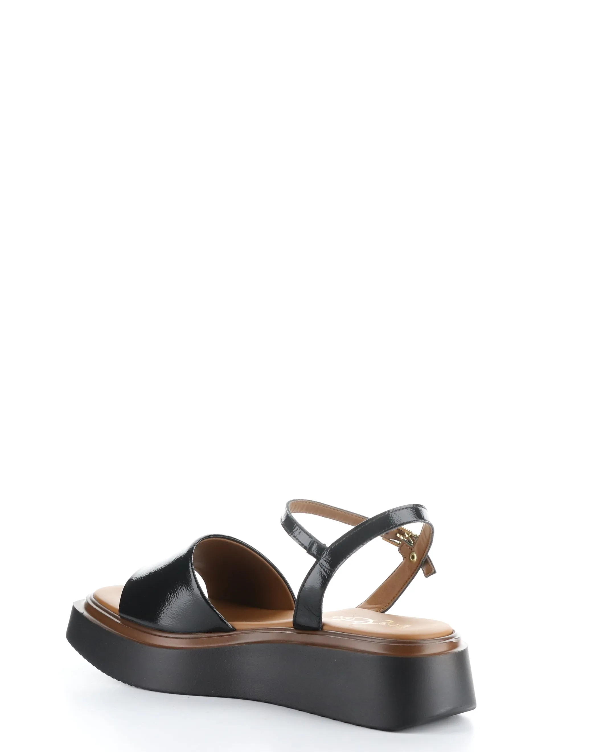 SHASTA BLACK Buckle Sandals - Women's Trendy Summer Shoes