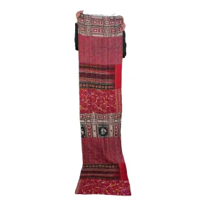 SILK KANTHA PRINT SCARF - VINTAGE STYLE