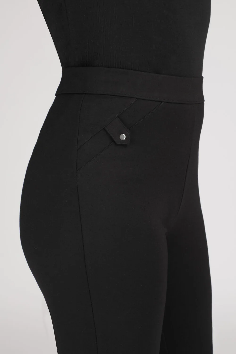 Elasticated Ponte Slim Pants