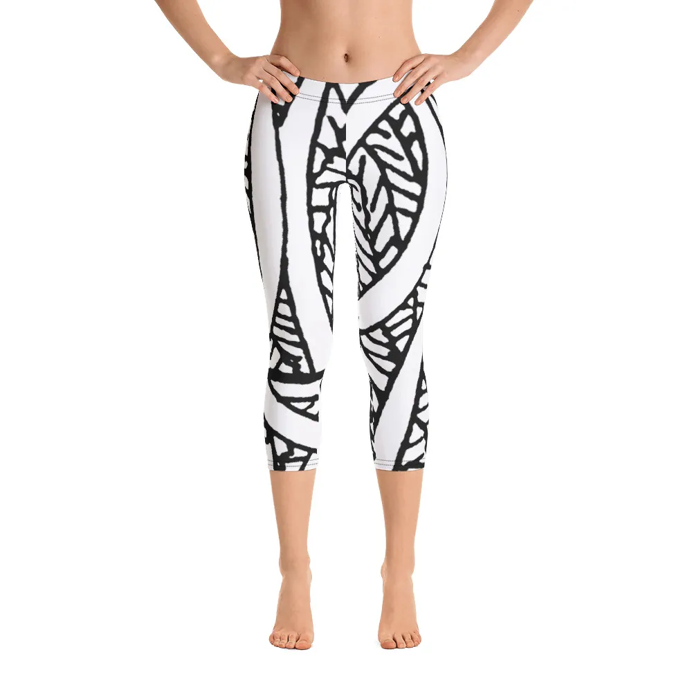 Spring Water Energy Capri Leggings