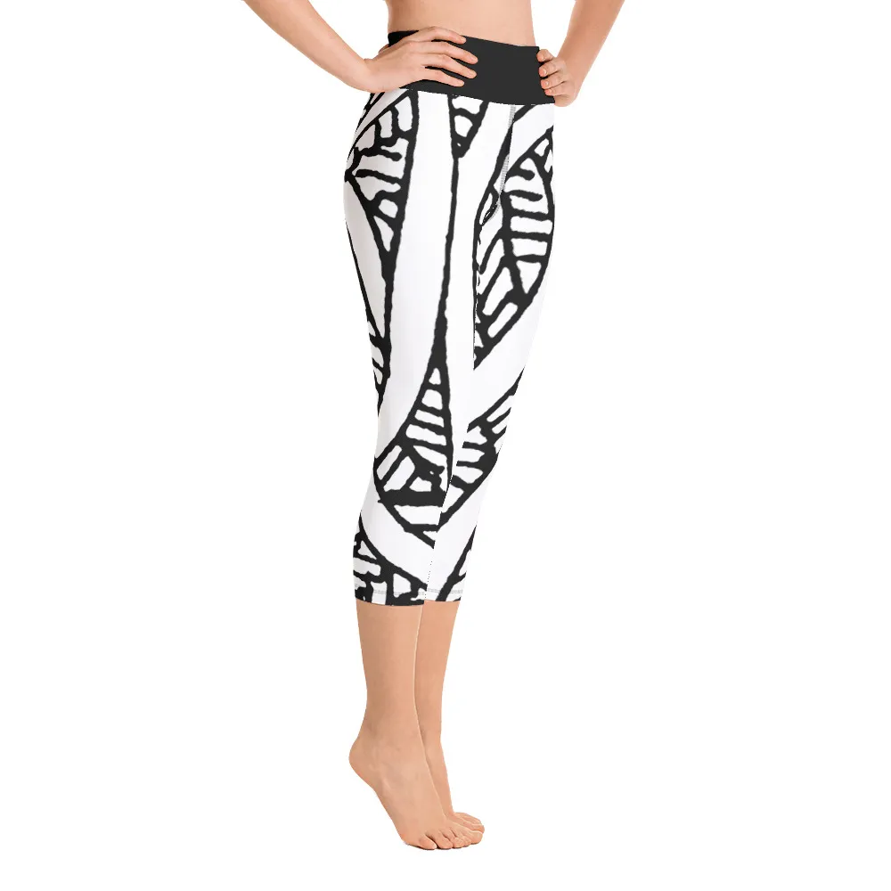 Spring Water Energy Yoga Capri Leggings