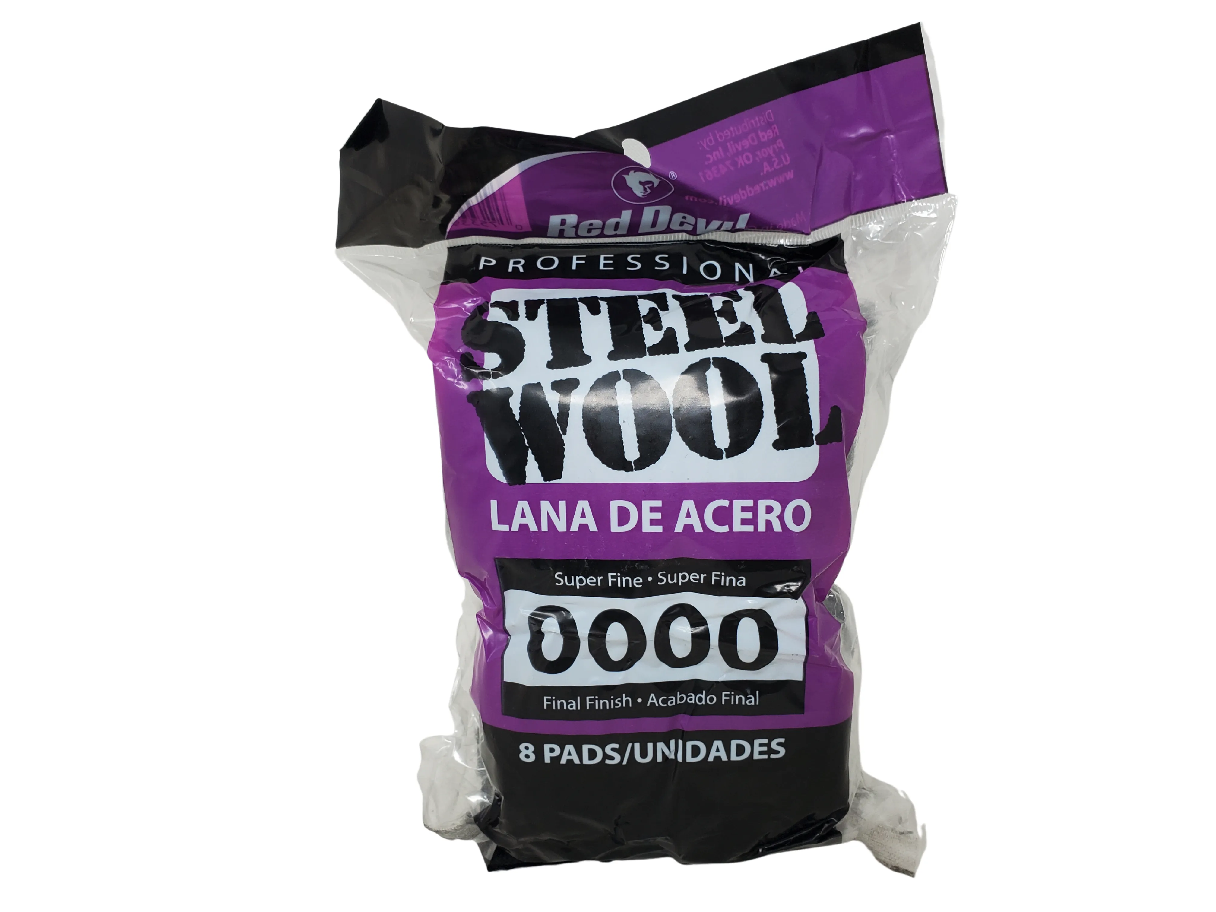 Super Fine Grade 0000 Steel Wool Pack of 8